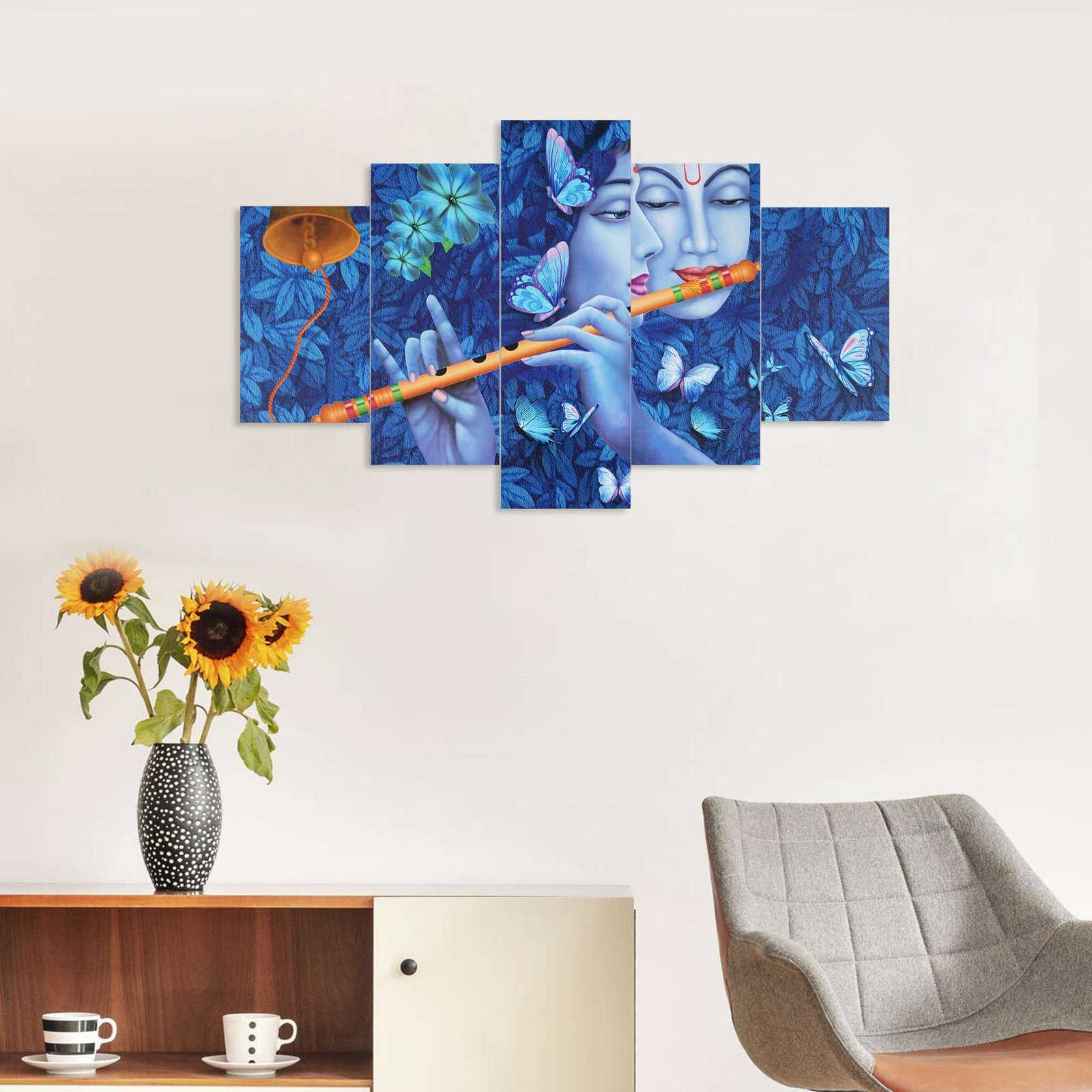 5-Piece Wall Painting Set – 17X30-BRK - Image 5