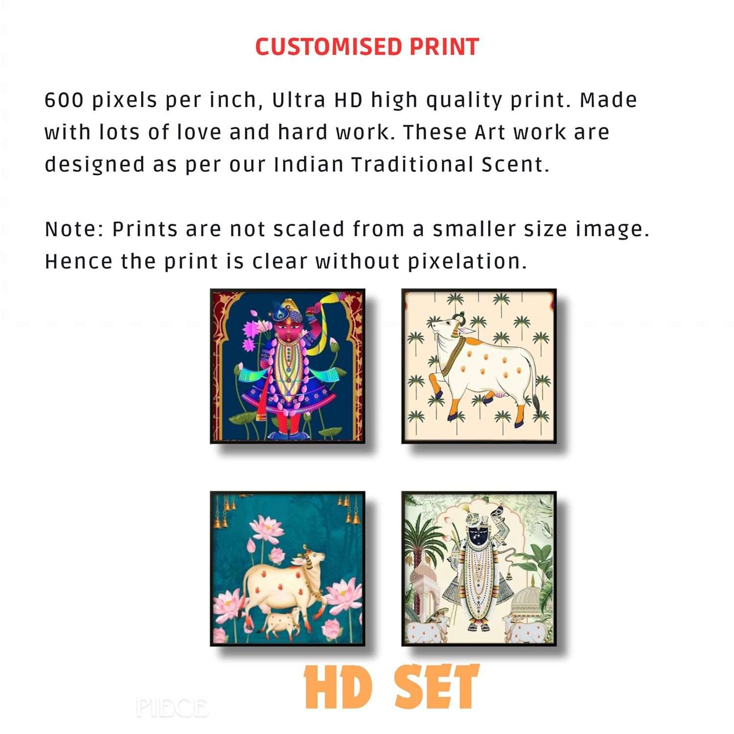 Pichwai Handmade Wall Painting – PWP-11 - Image 4