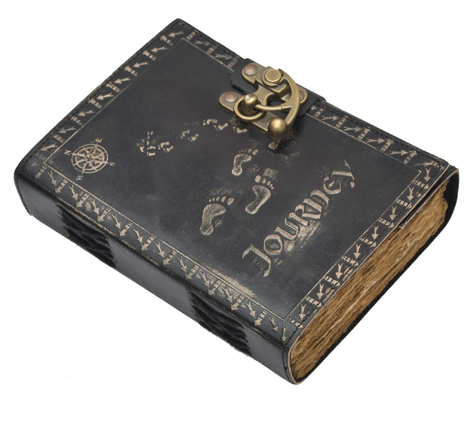 Handmade Leather Diary – SC-LBLD24 - Image 5