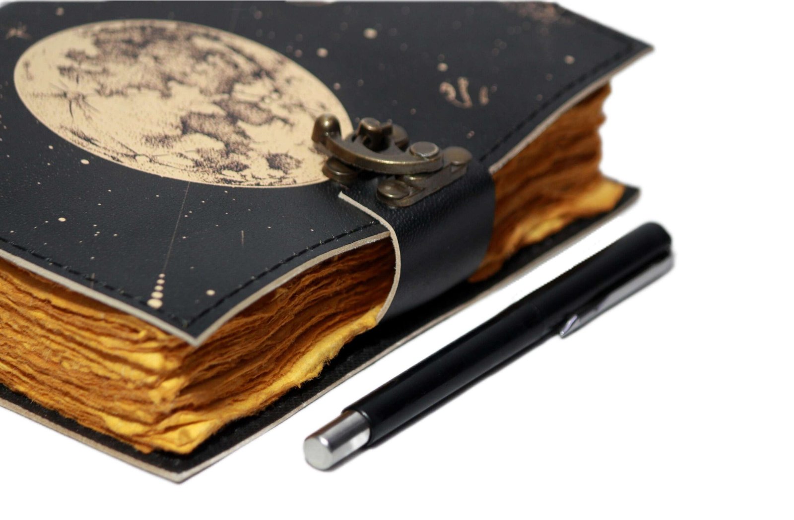 Handmade Leather Diary – SC-LBLD12 - Image 4