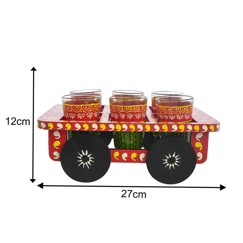 Aluminium Tea Kettle Set (4 Glasses) – KT6-1 - Image 2