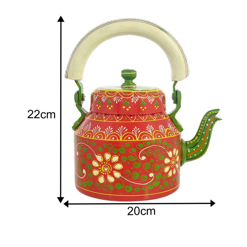 Aluminium Tea Kettle Set (4 Glasses) – KT6-1 - Image 3