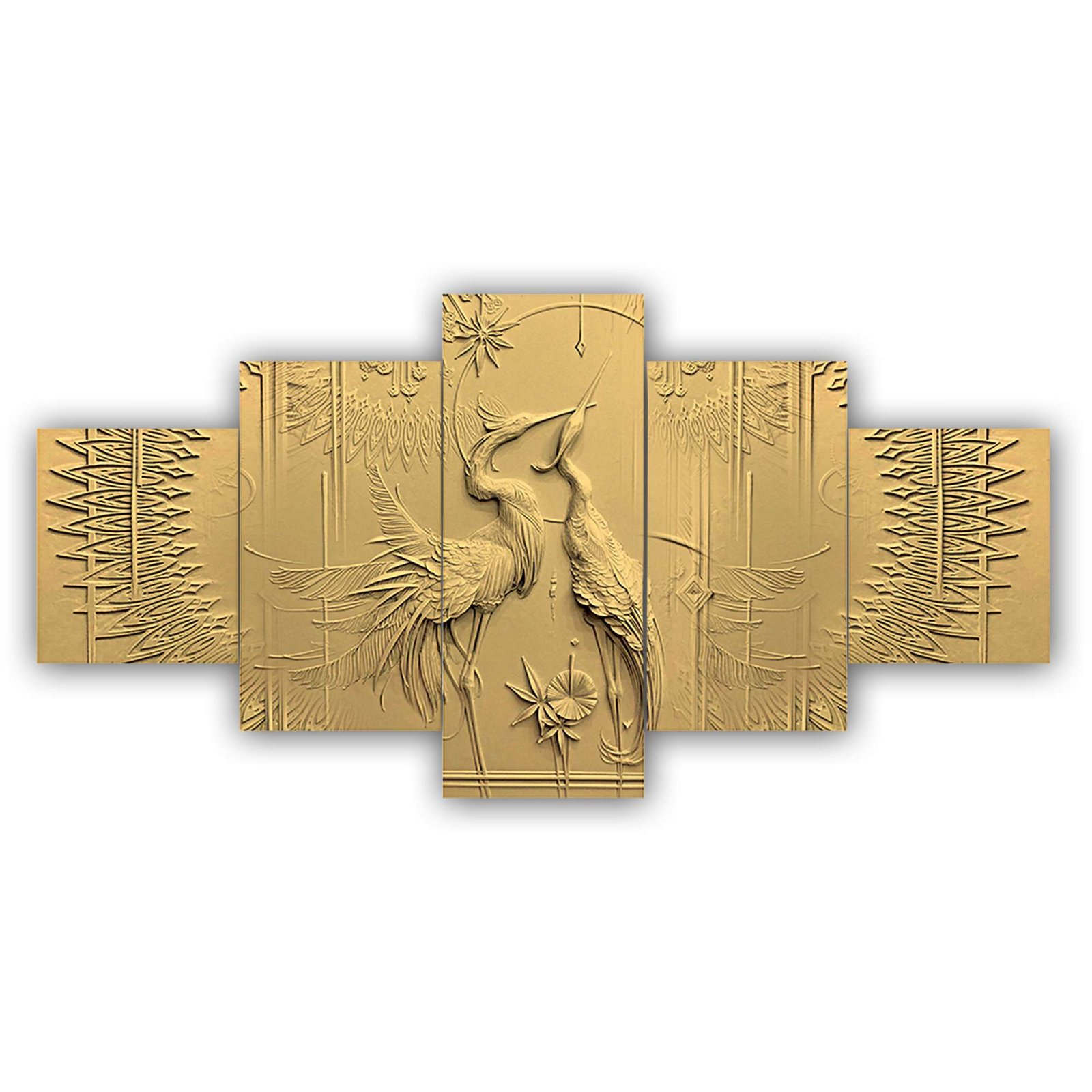 5-Piece Wall Painting Set – 17X30-MBD1 - Image 3