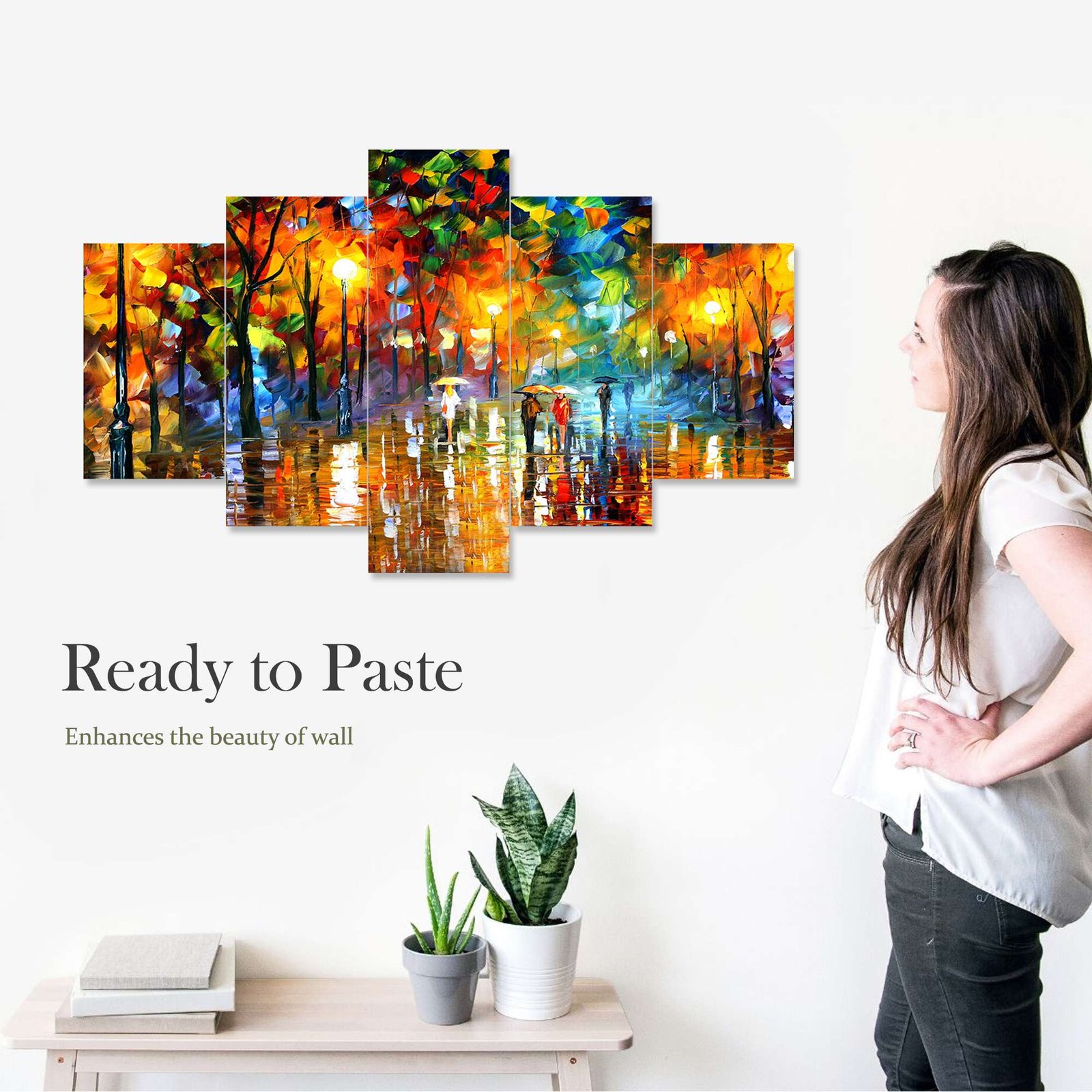 5-Piece Wall Painting Set – 17X30-M1 - Image 5