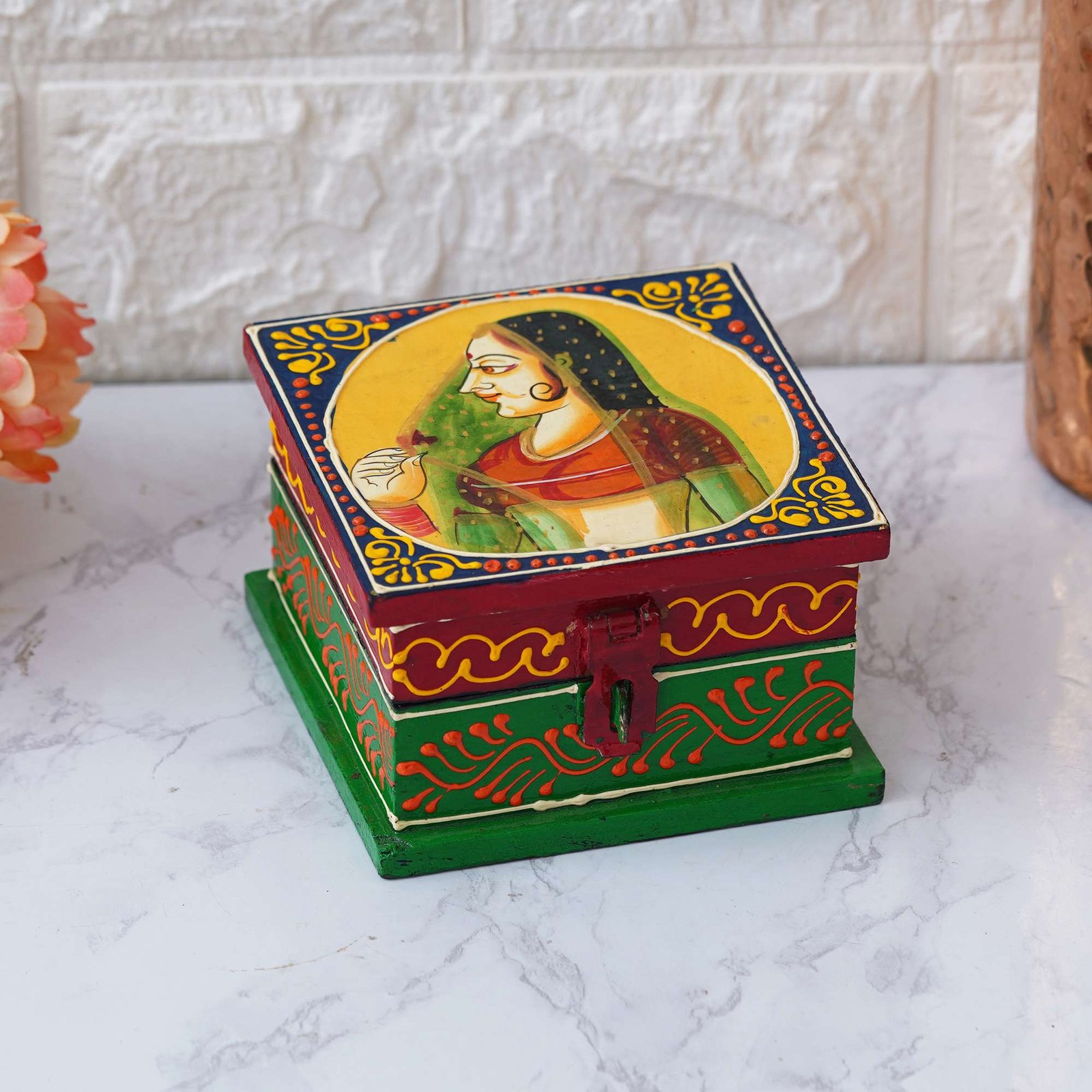 Wooden jewellery box – K-KQB1 - Image 2