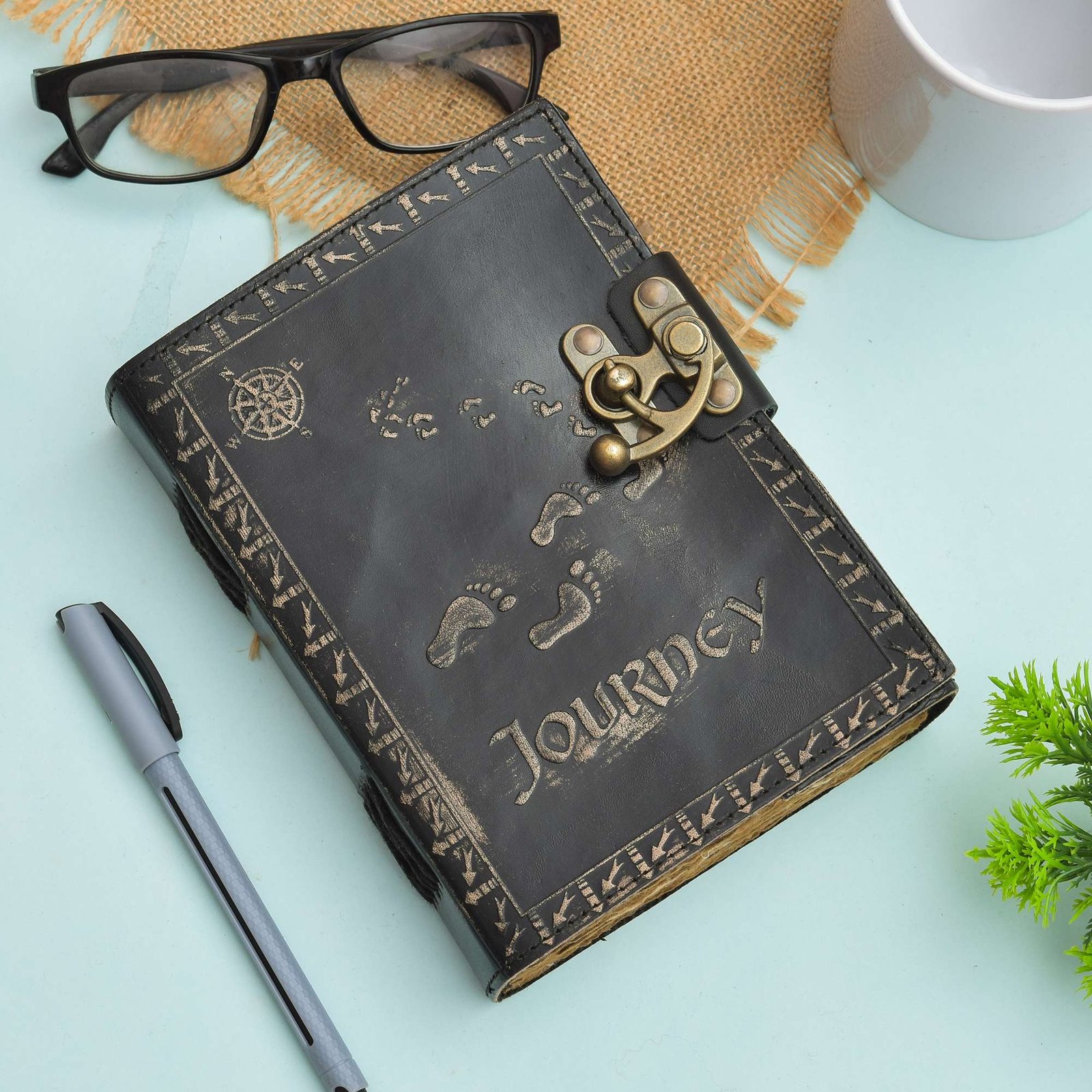 Handmade Leather Diary – SC-LBLD24