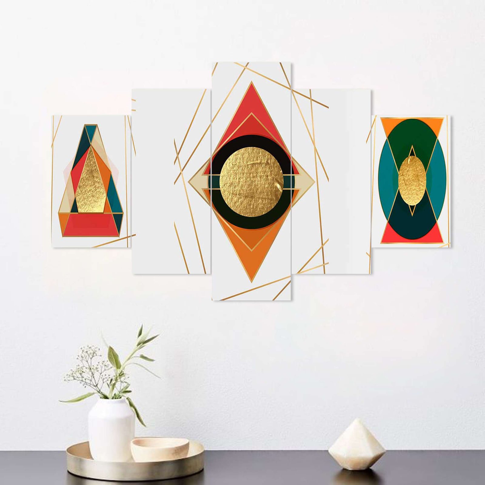 5-Piece Wall Painting Set – 17X30-M13 - Image 3
