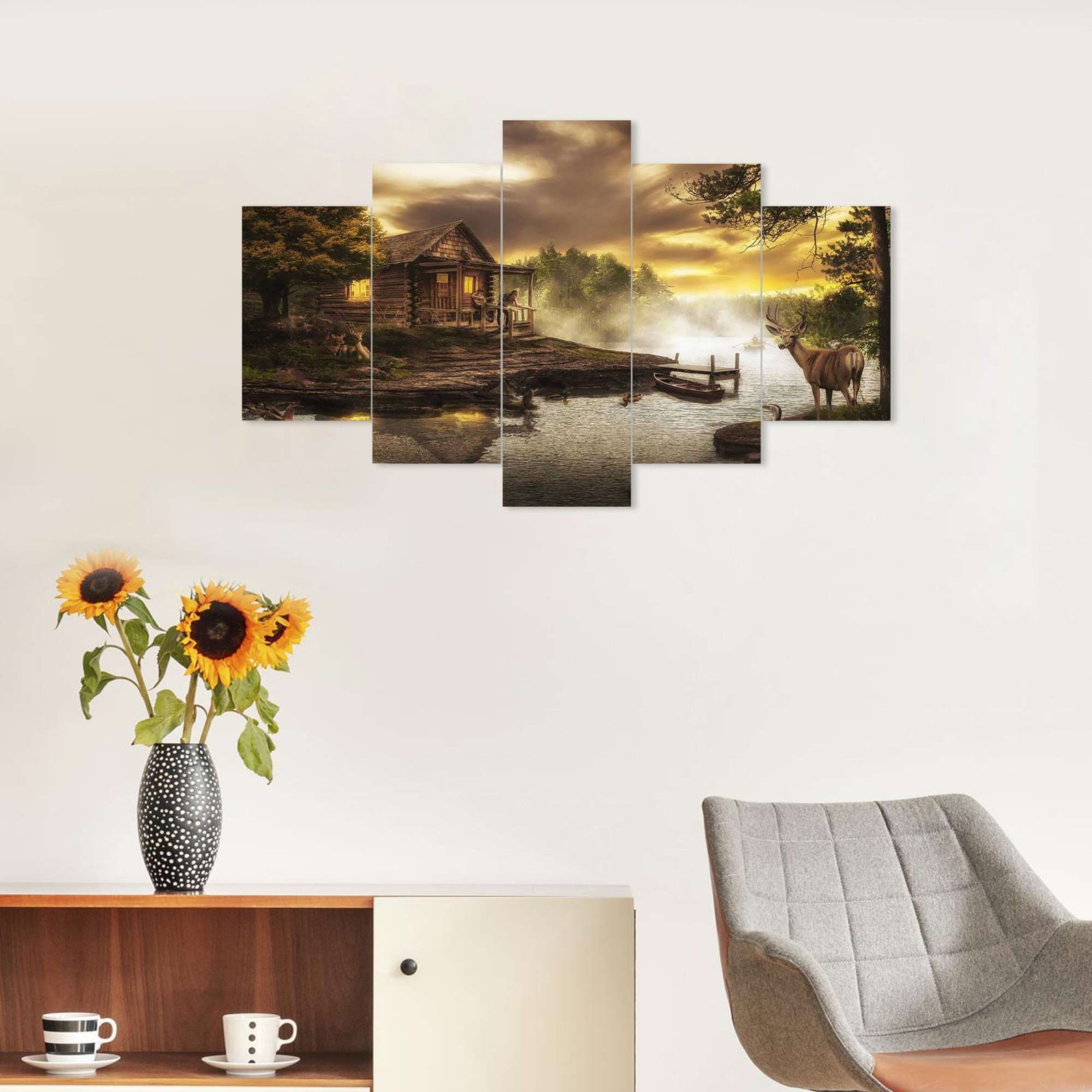 5-Piece Wall Painting Set – 17X30-ND2 - Image 5