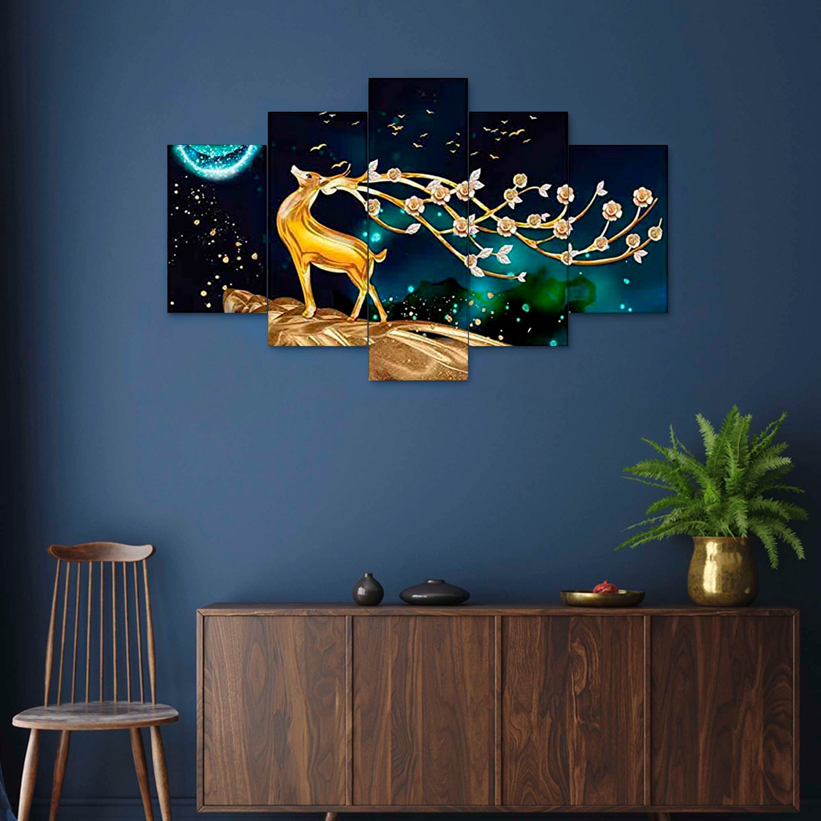 5-Piece Wall Painting Set – 17X30-D2