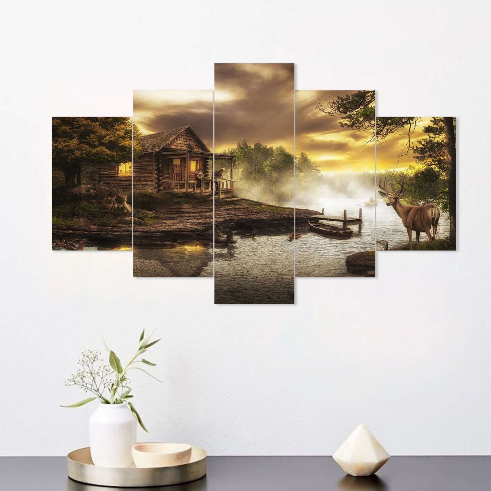 5-Piece Wall Painting Set – 17X30-ND2 - Image 4