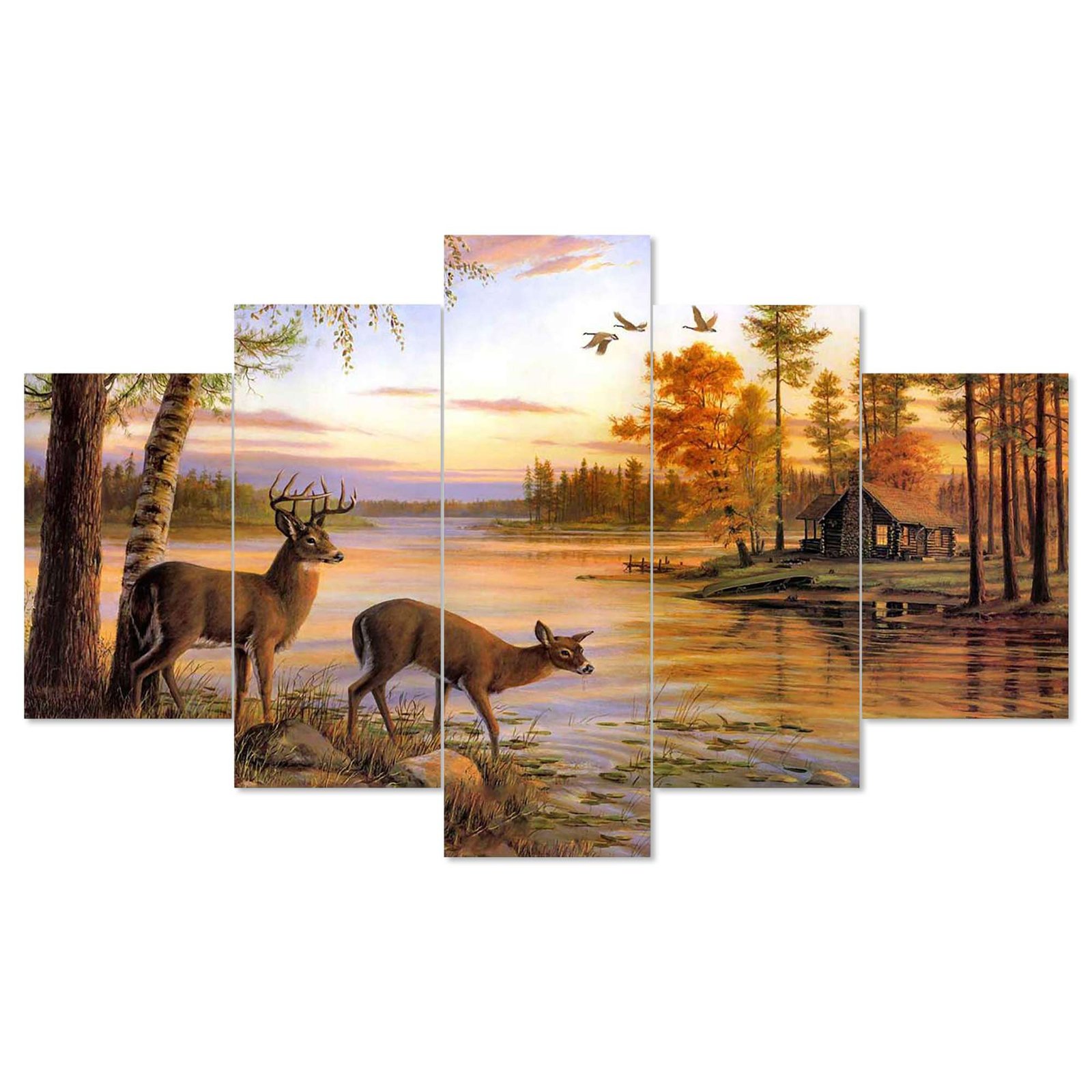 5-Piece Wall Painting Set – 17X30-ND1 - Image 3