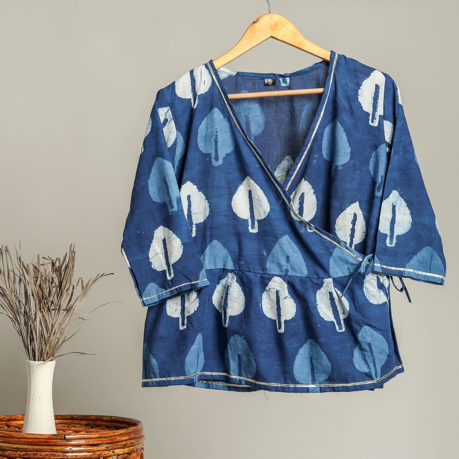 Handmade Block Print Cotton Top – BSJ-32
