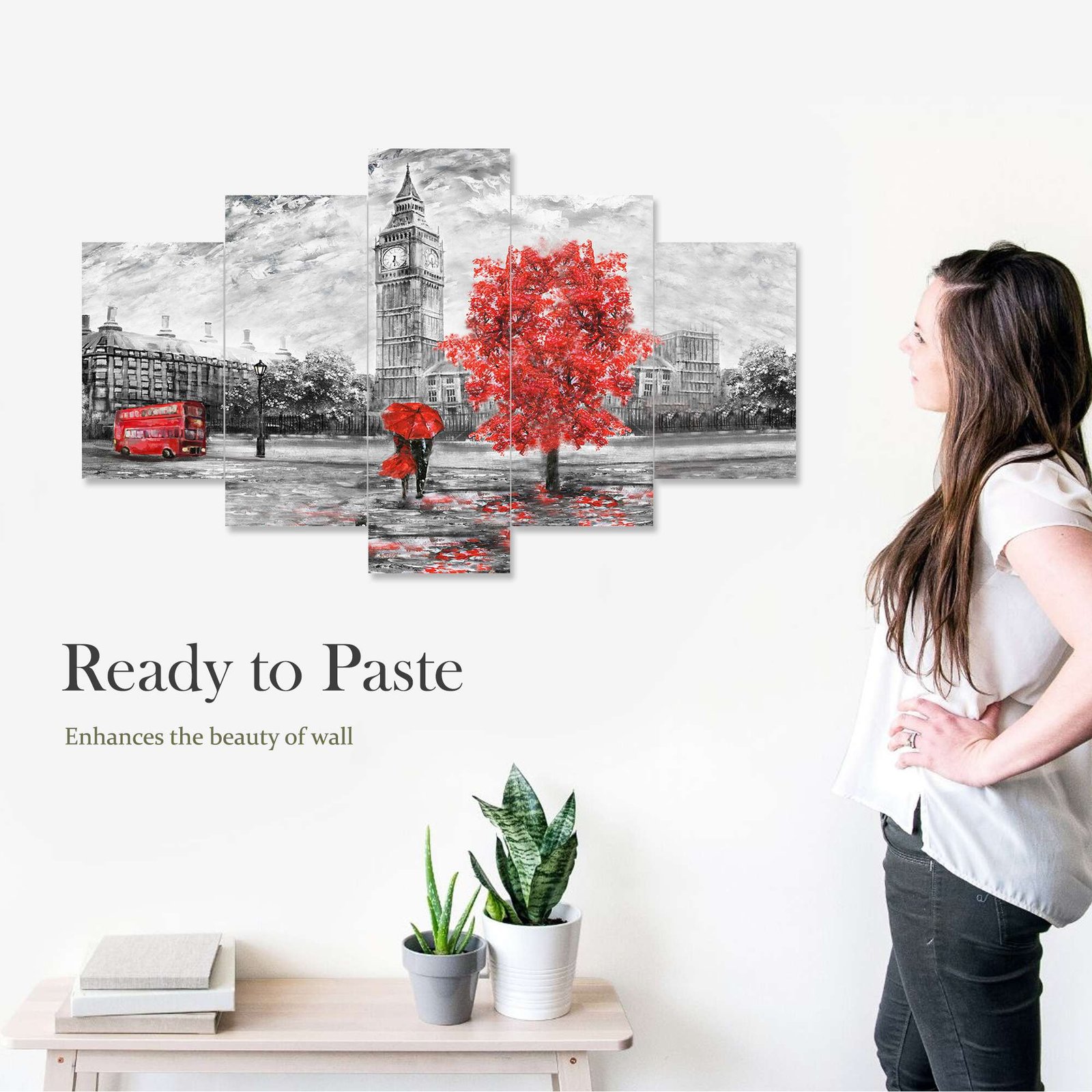 5-Piece Wall Painting Set – 17X30-M4 - Image 5