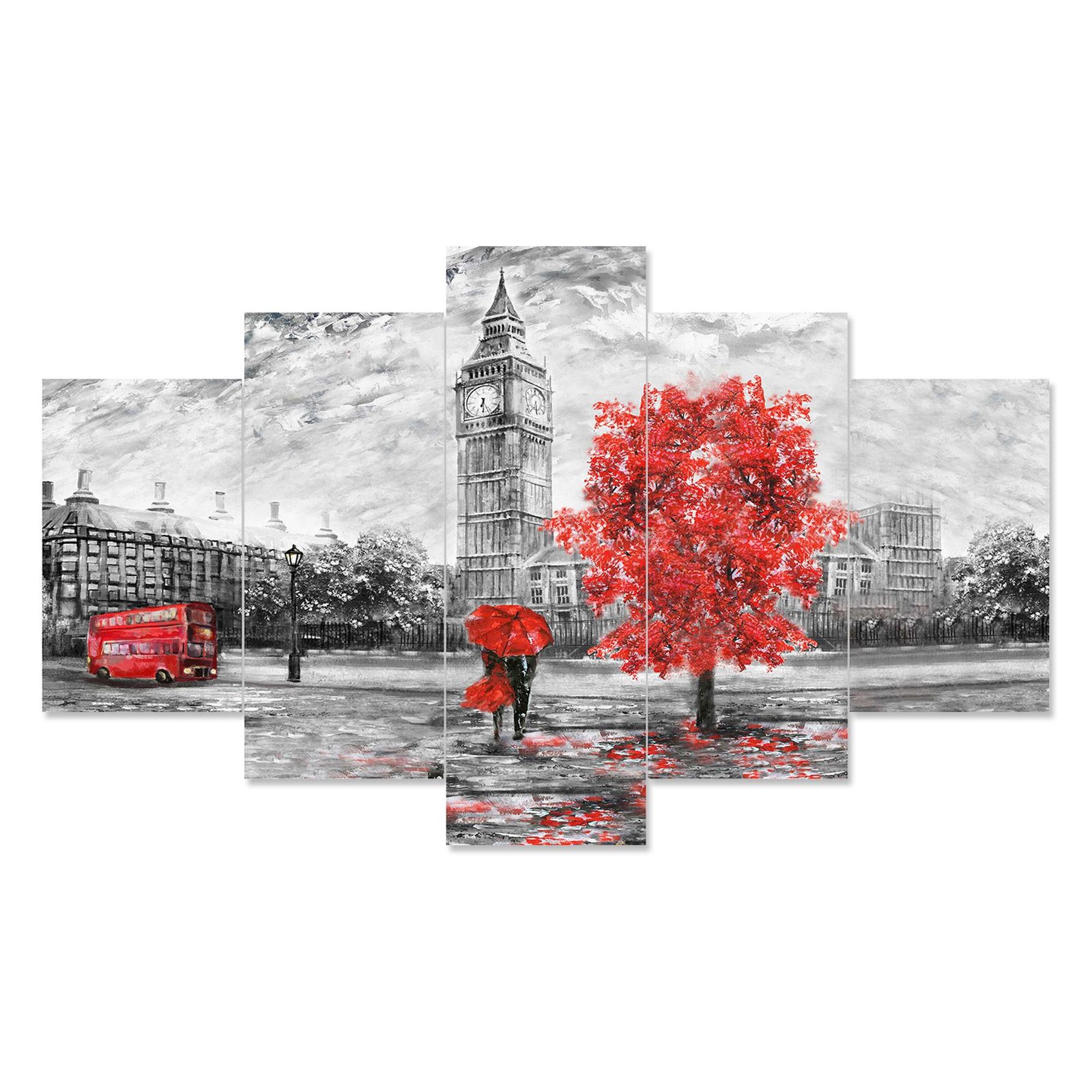 5-Piece Wall Painting Set – 17X30-M4 - Image 3