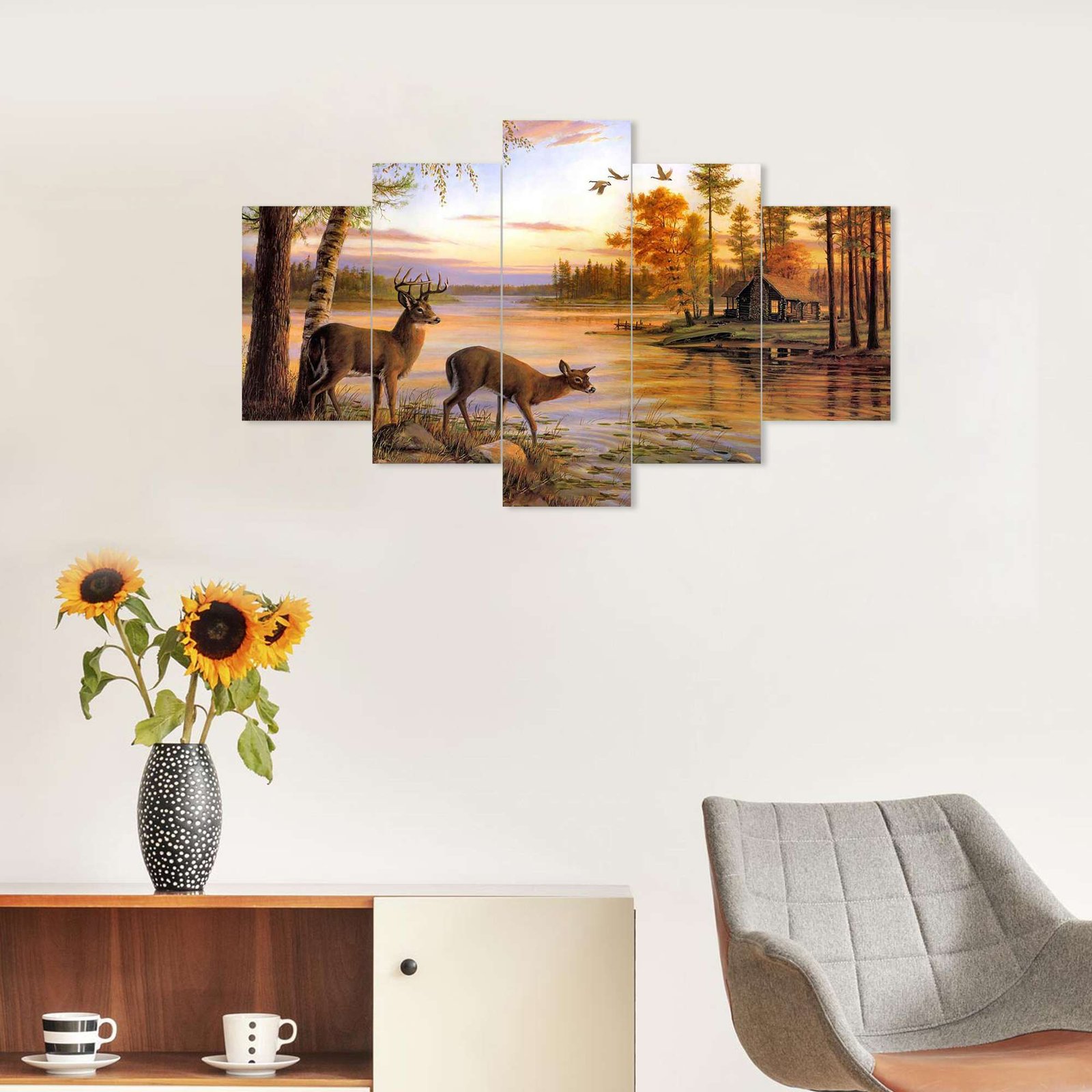 5-Piece Wall Painting Set – 17X30-ND1 - Image 5