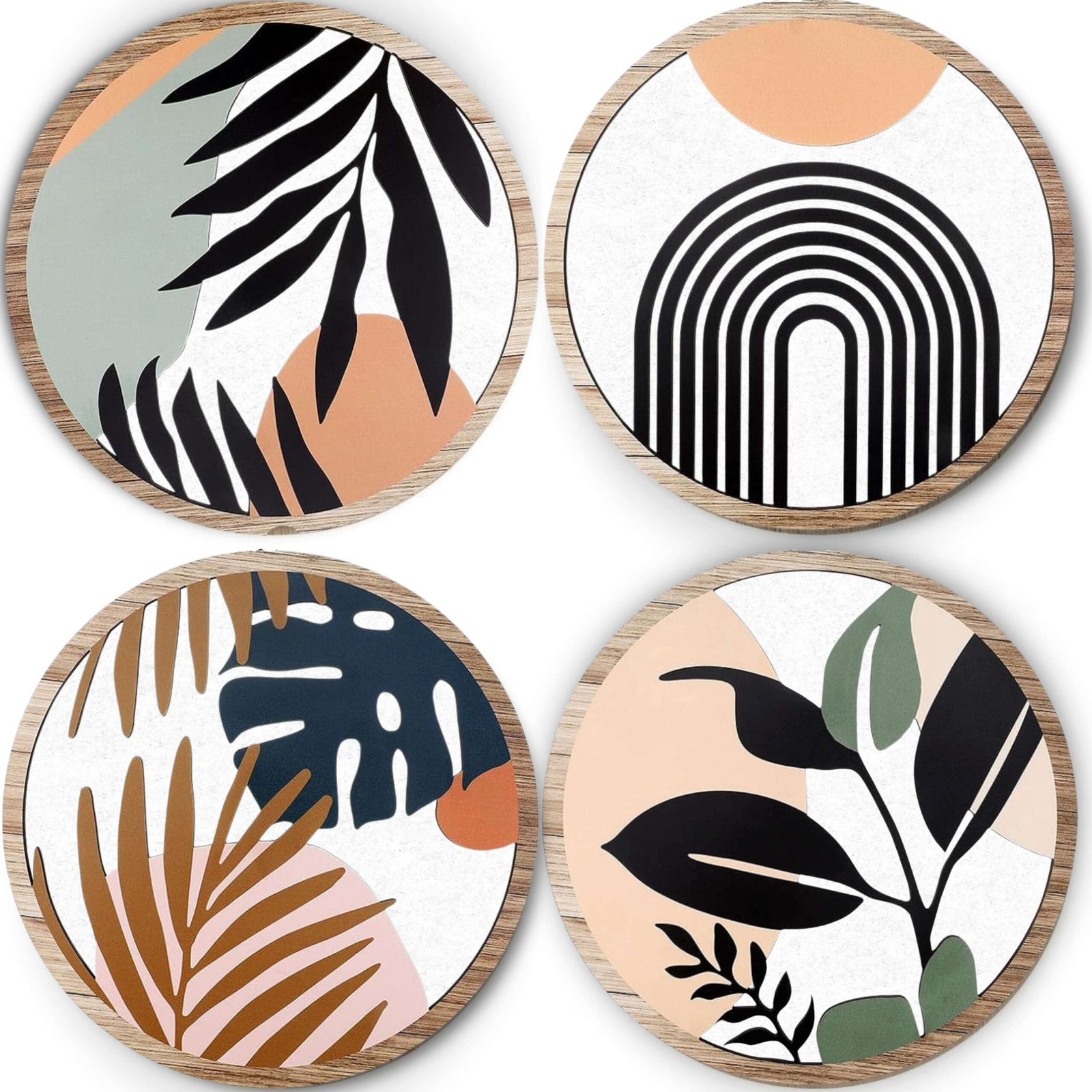 5 PCS Circle Wall Painting – RBH-01