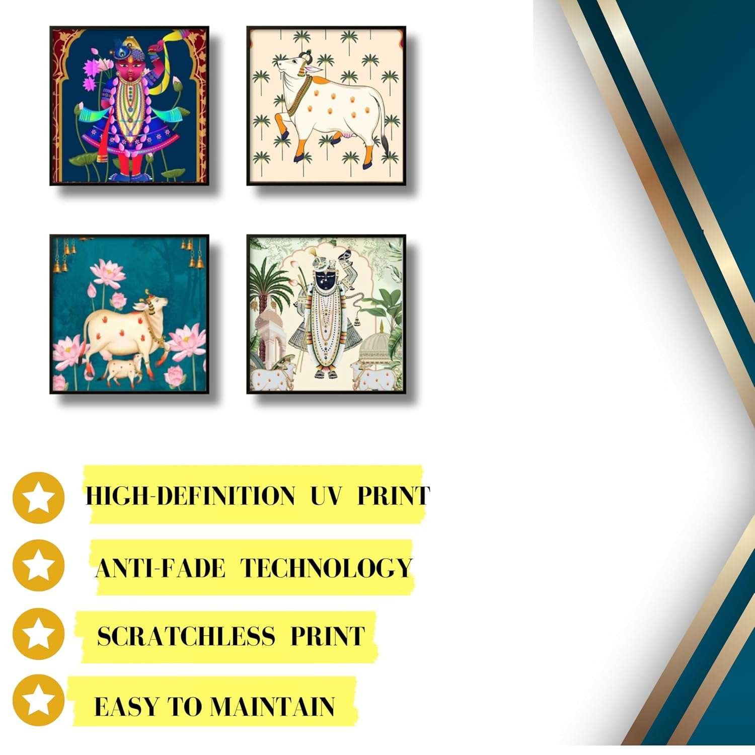 Pichwai Handmade Wall Painting – PWP-11 - Image 3