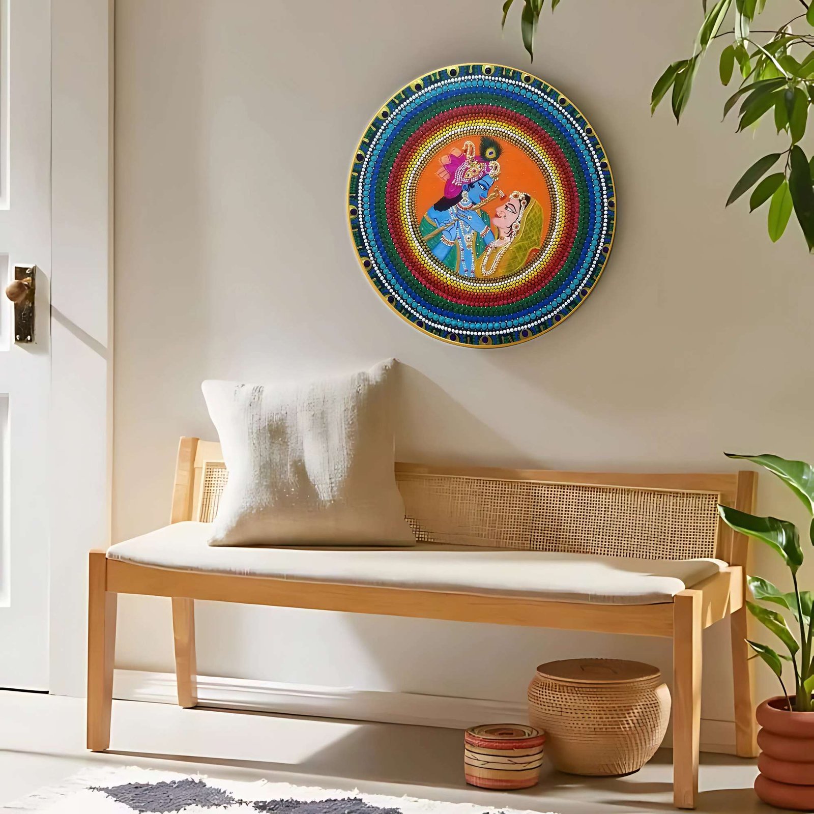 Round Wall Painting – RP-RK2 - Image 3