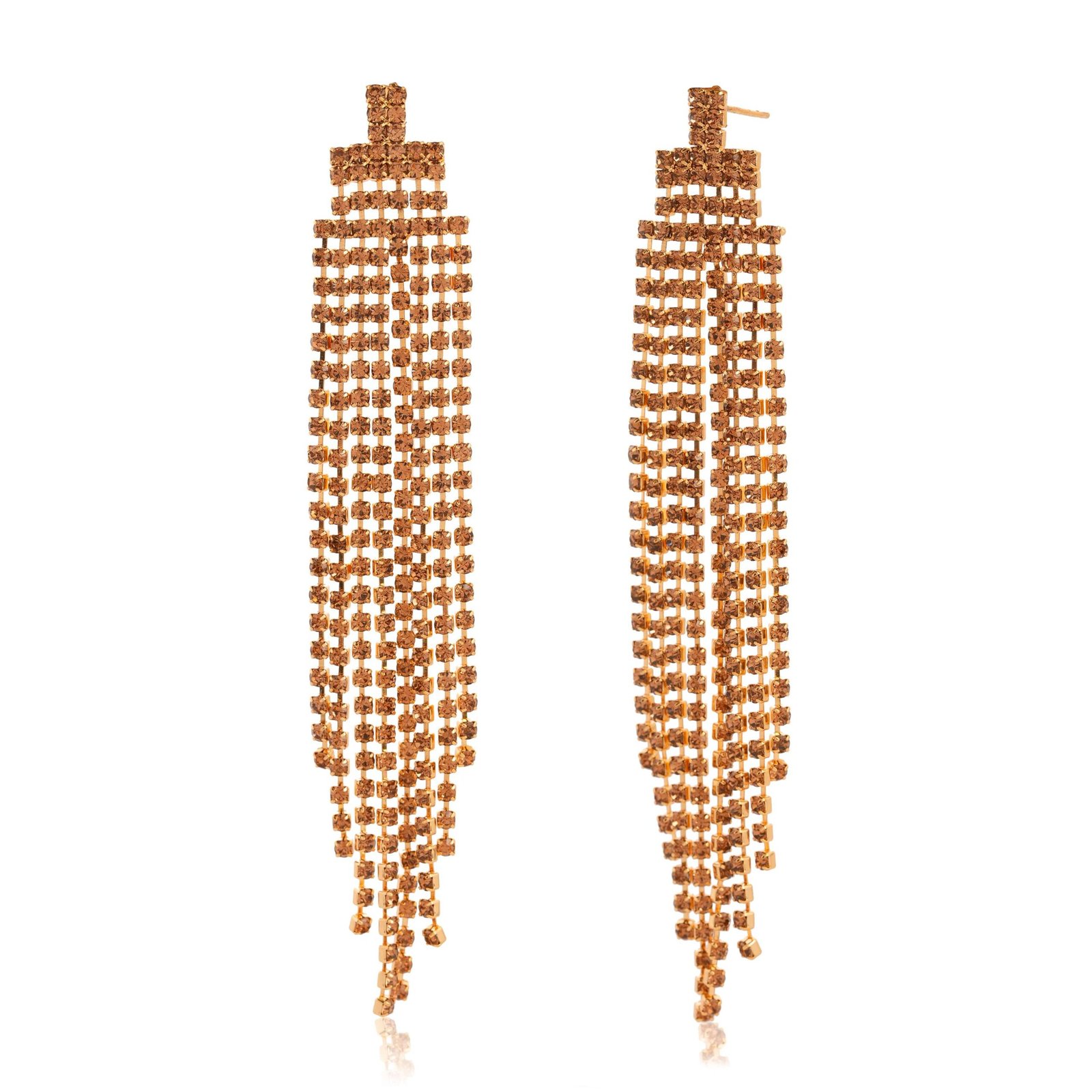 Women's Indo-Western Drop Dangles Earring With Necklace For Women Fashion Jewellery for women Artificial Earrings and Necklace For women (Golden) 2 Women's Indo-Western Drop Dangles Earring With Necklace For Women Fashion Jewellery for women Artificial Earrings and Necklace For women (Golden) - Image 2
