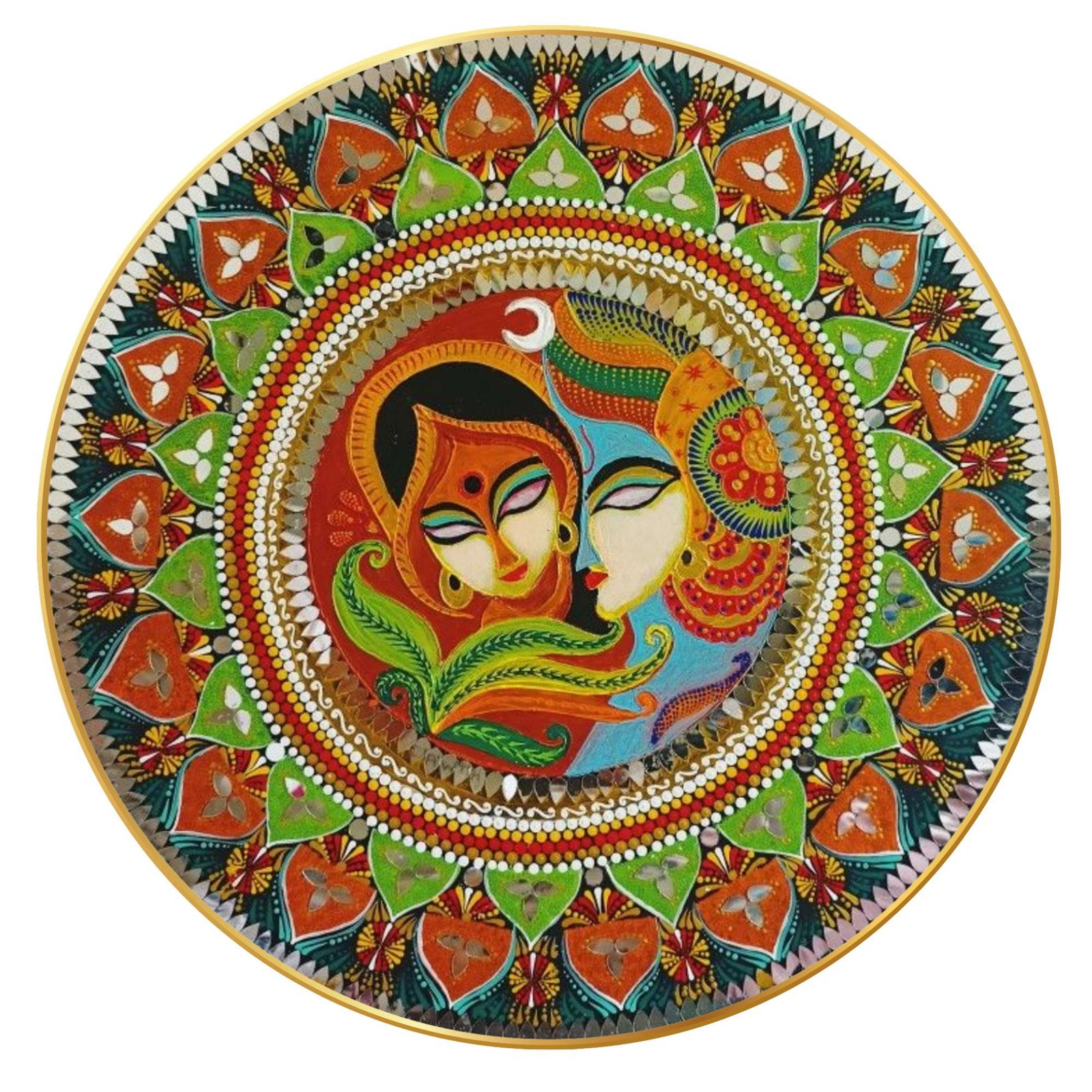 Round Wall Painting – RP-RK1 - Image 5