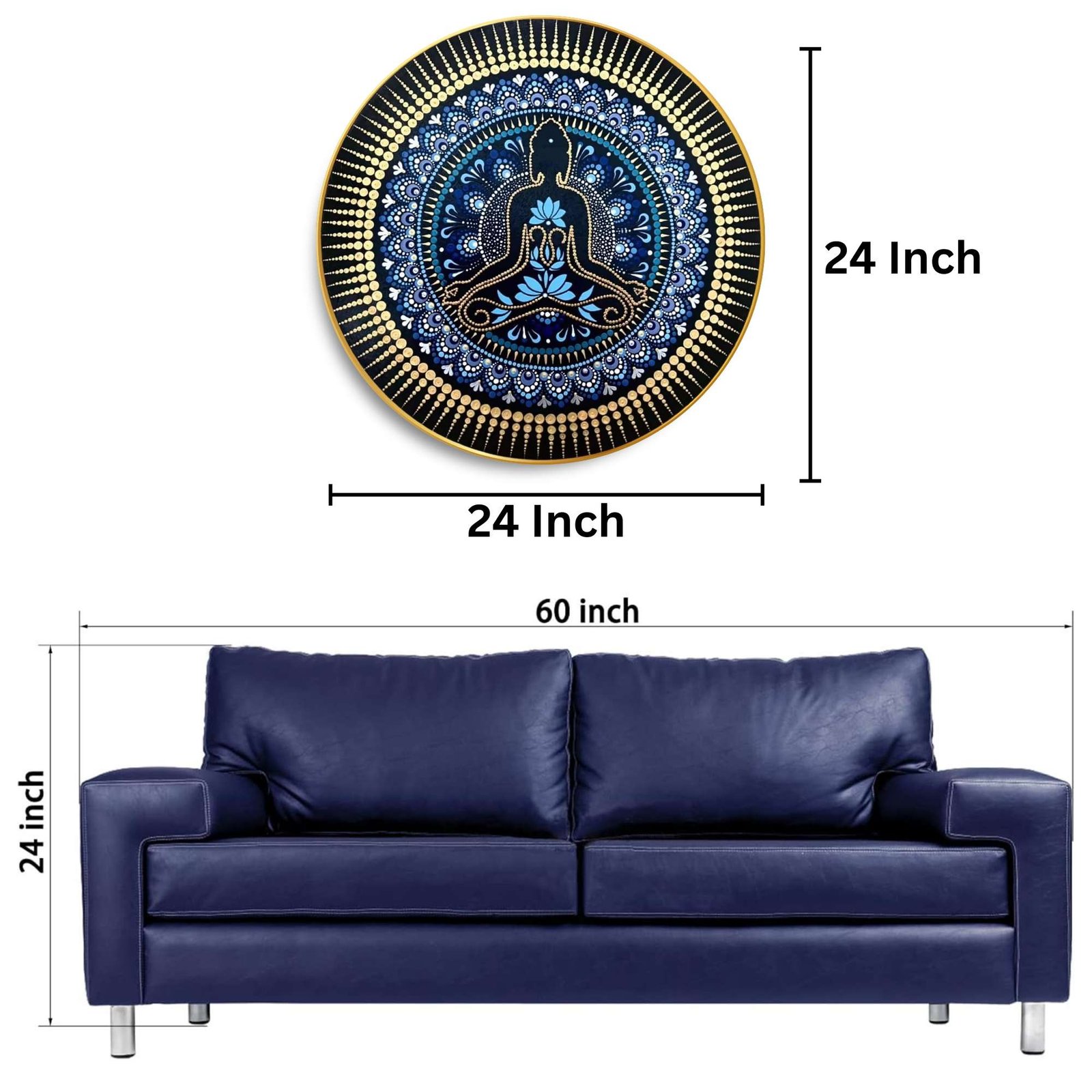 Round Wall Painting – RP-B1