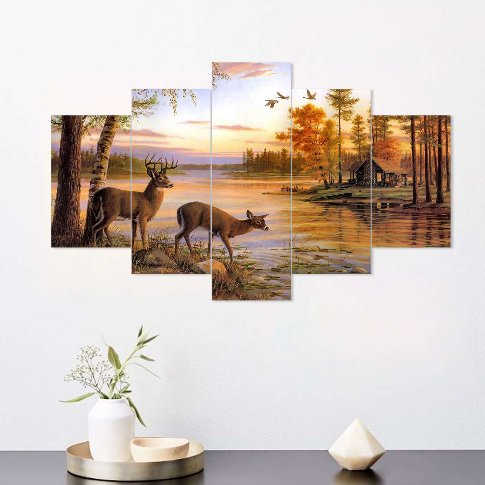 5-Piece Wall Painting Set – 17X30-ND1 - Image 4