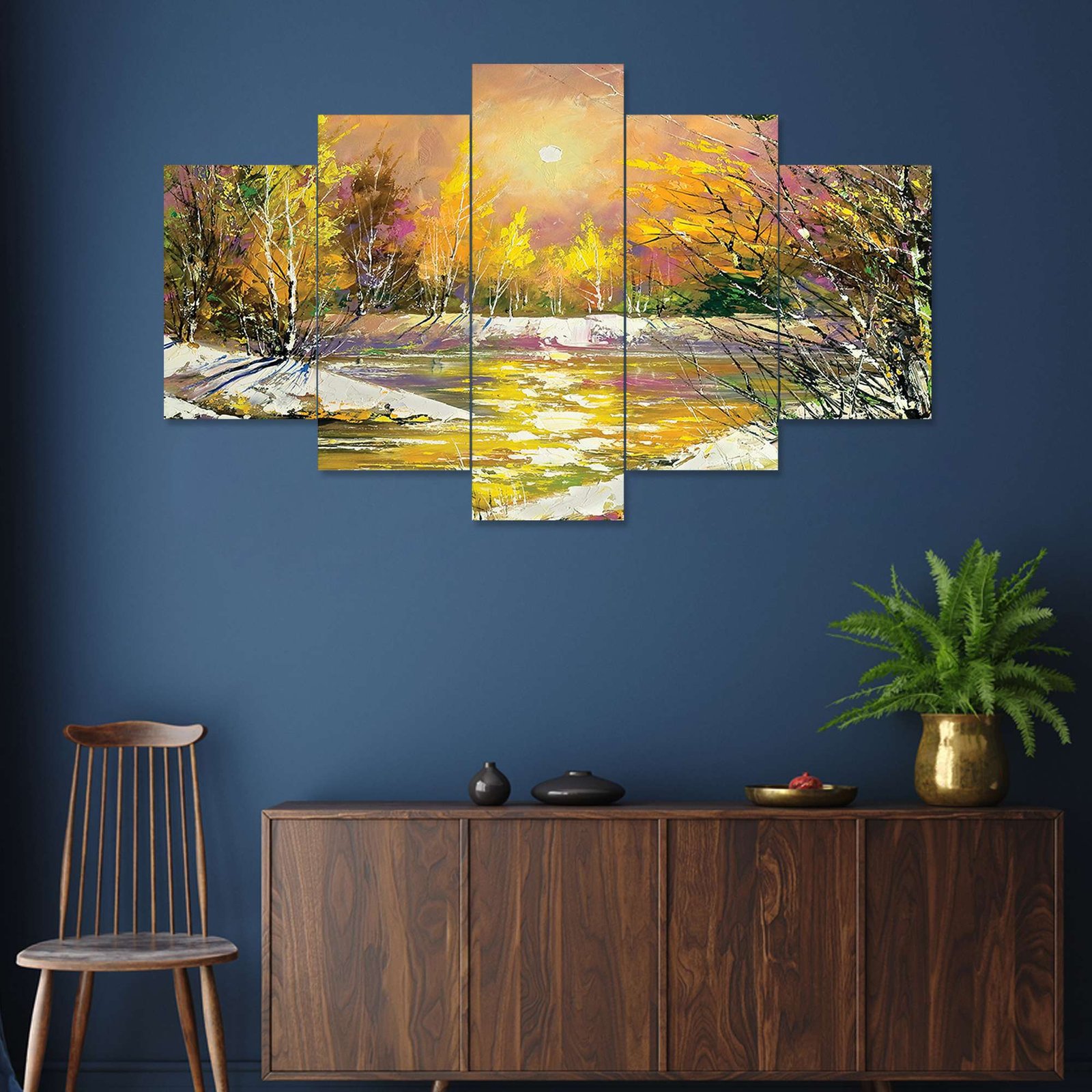 5-Piece Wall Painting Set – 17X30-M2