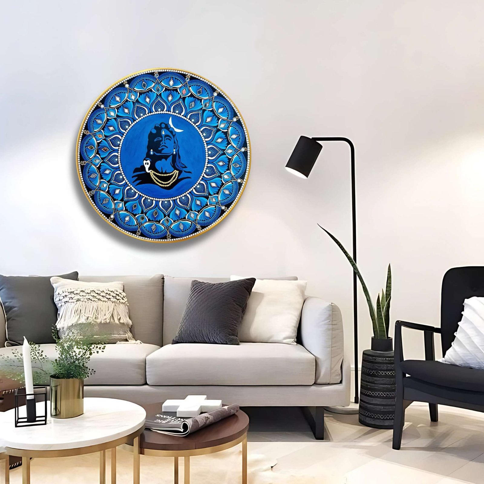 Round Wall Painting – RP-S2 - Image 2