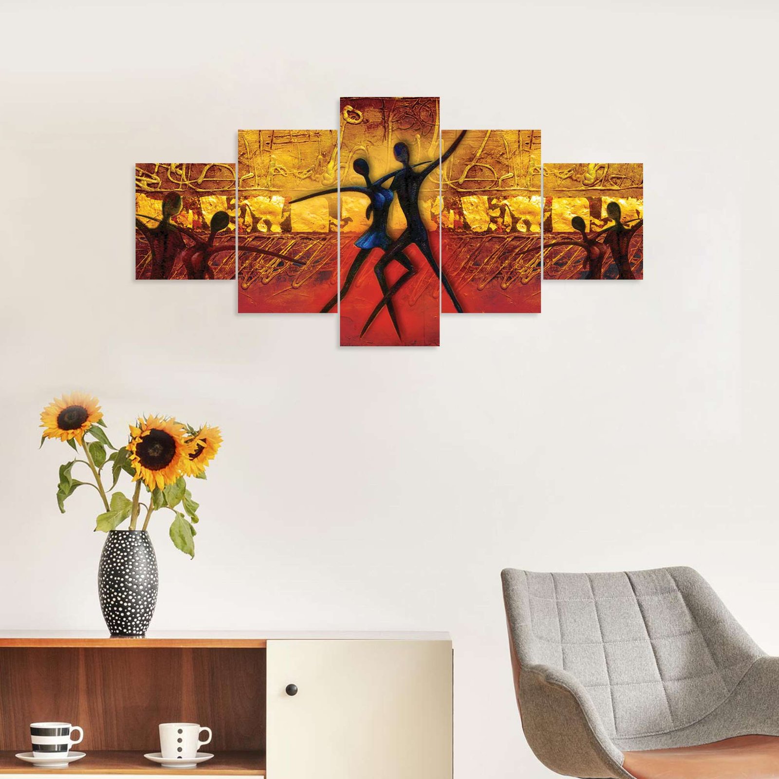 5-Piece Wall Painting Set – 17X30-M7 - Image 5