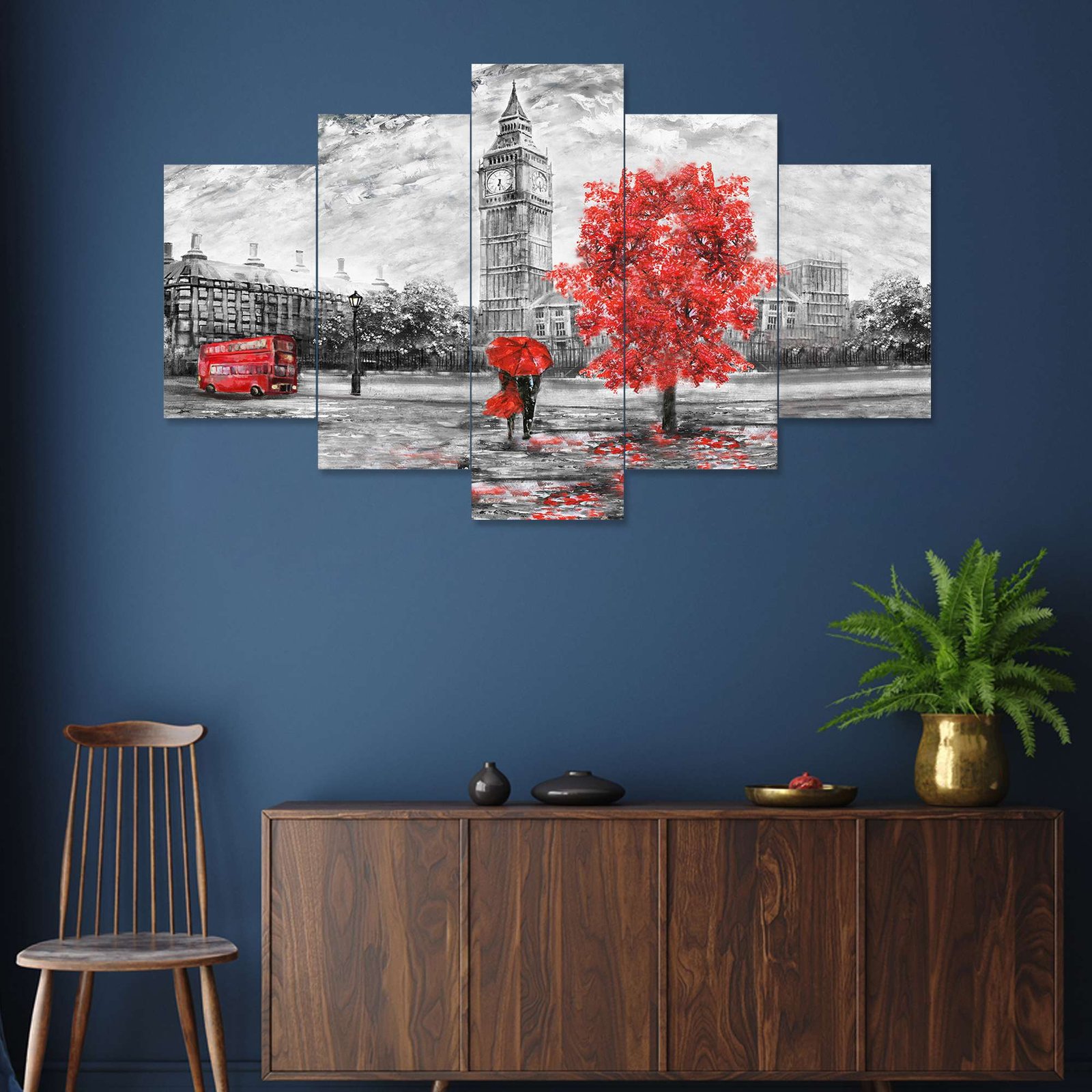 5-Piece Wall Painting Set – 17X30-M4