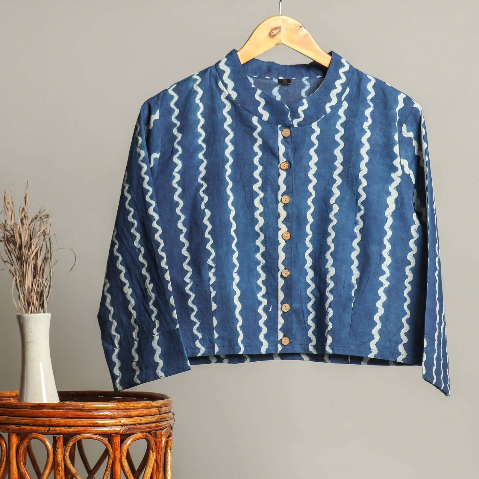 Handmade Block Print Cotton Top – BSJ-34
