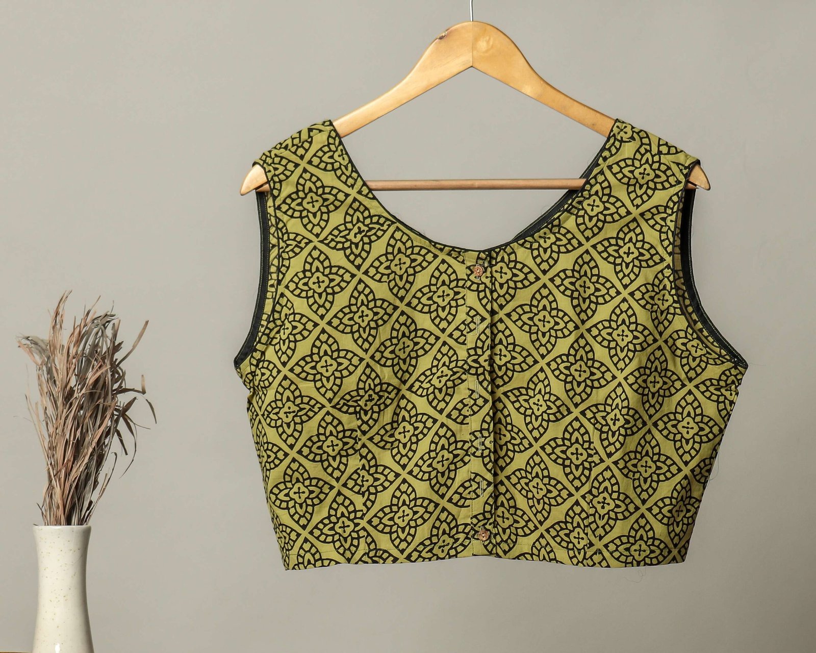 Handmade Block Print Cotton Top – BSJ-46