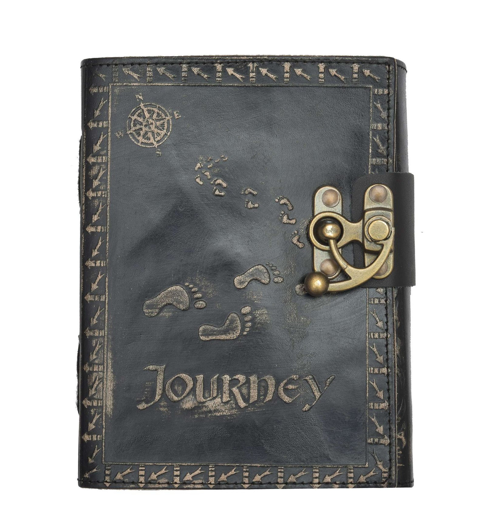 Handmade Leather Diary – SC-LBLD24 - Image 4