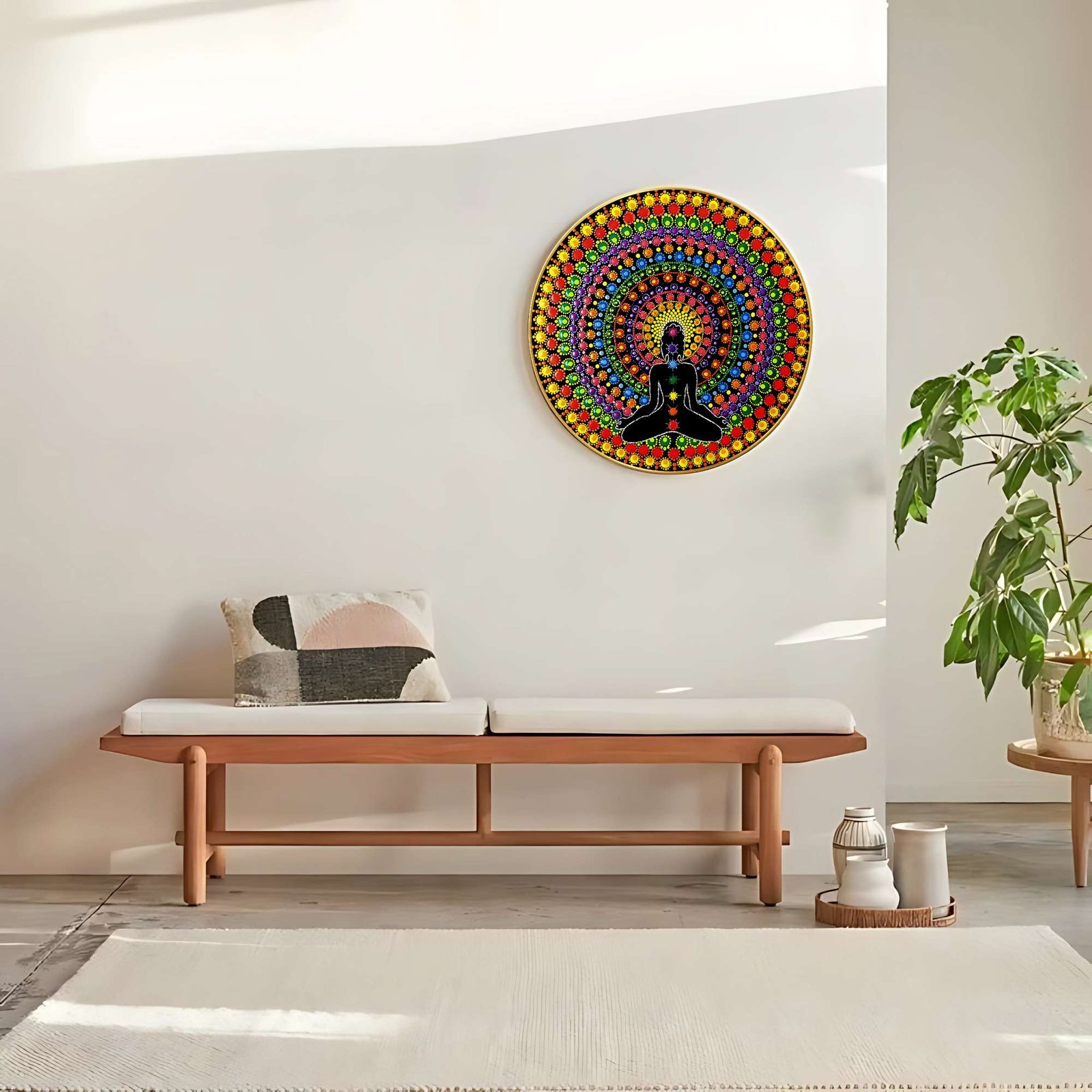 Round Wall Painting – RP-B2 - Image 2
