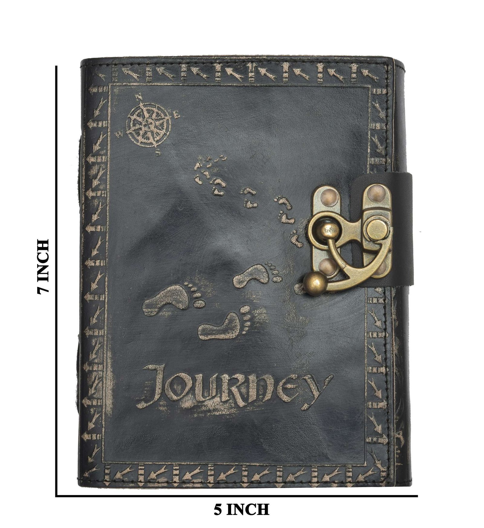 Handmade Leather Diary – SC-LBLD24 - Image 3