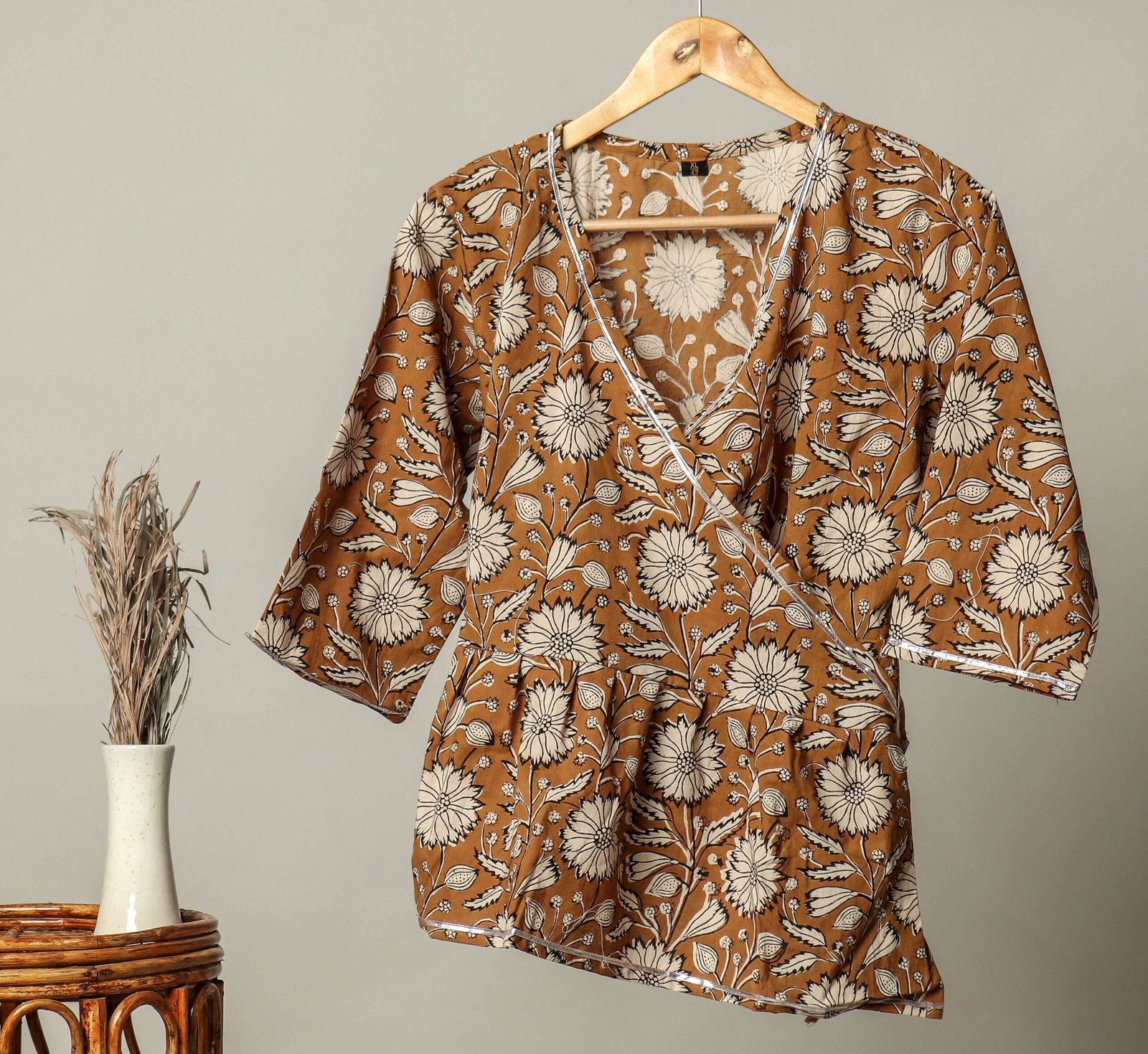 Handmade Block Print Cotton Top – BSJ-48