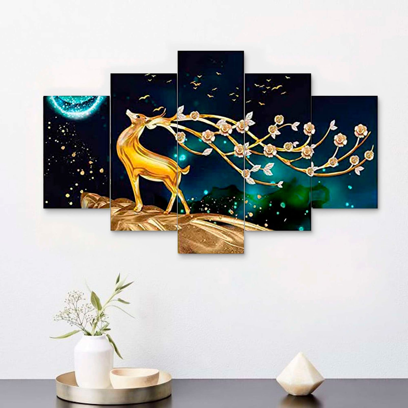 5-Piece Wall Painting Set – 17X30-D2 - Image 4