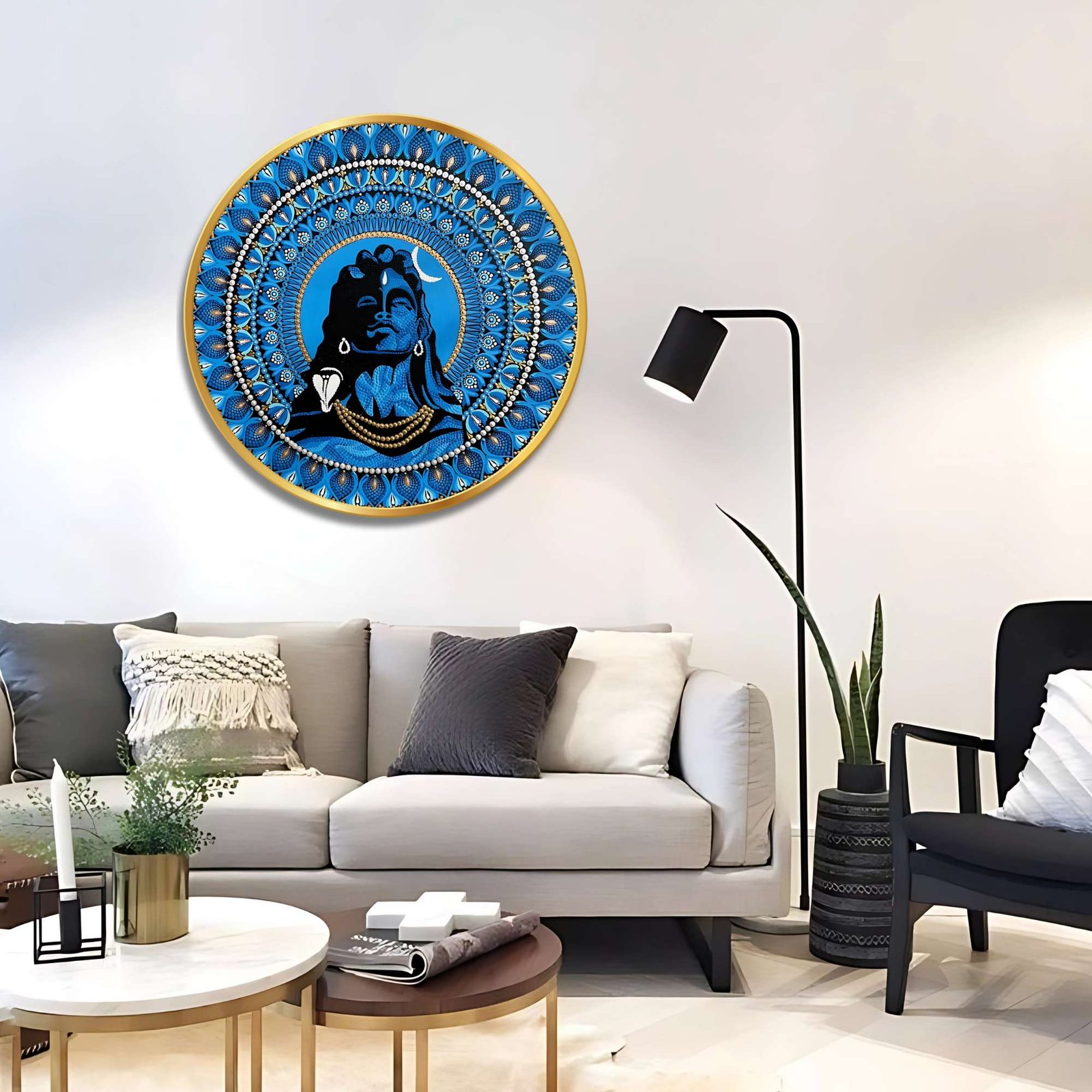 Round Wall Painting – RP-S1 - Image 4
